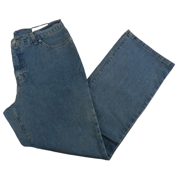 Lands End Denim Jeans women's Size 10 (29) Light Blue NWT (nn55) - Picture 1 of 8